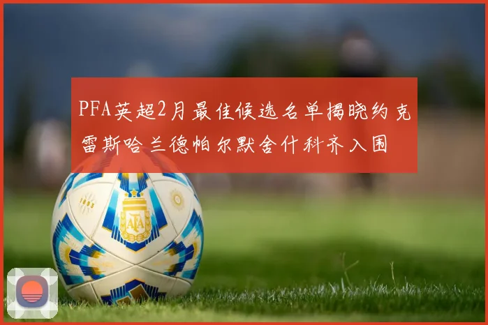 PFA英超2月最佳候选名单揭晓约克雷斯哈兰德帕尔默舍什科齐入围